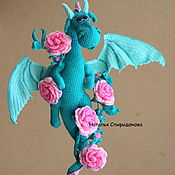 Материалы для творчества handmade. Livemaster - original item MK Flower Dragon, crochet master class. Handmade.