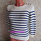 Order Vest knitted . Galina-Malina (galina-malina). Livemaster. . Sweater Jackets Фото №3