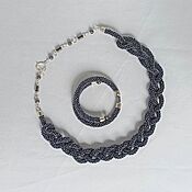 Украшения handmade. Livemaster - original item Lariat and a beaded bracelet 