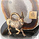 Order Bronze mountain goat 'Capra' with drosou geodes agate. Miner premium - Ltd Moscow (mineralpremium). Livemaster. . Figurine Фото №3