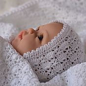 конверт-одеяло для новорожденной девочки