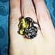 Ring 'of Poecilotheria' with citrine. Rings. dobrivolshebnik (dobrivolshebnik). My Livemaster. Фото №6