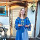 Платье русская вышиванка Петриковка. Платья. Руслана Козуля. Ярмарка Мастеров.  Фото №6