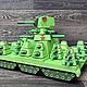 KV-44 tank toy made of wood. Machines and robots. Wooden crafts handmade. My Livemaster. Фото №6