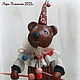 Circus bear. Interior doll. Goog attik Laura 9437. Online shopping on My Livemaster.  Фото №2