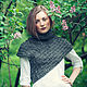 Knit Woollen Snood "Grey Celtic". Swimwear. Darya Evtushenko (DaraFolk). Online shopping on My Livemaster.  Фото №2