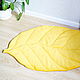 Play Mat-bench 'Leaf' yellow. Floor mats. Bubblebombon. Online shopping on My Livemaster.  Фото №2