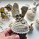Easter set: knitted bunny hats for eggs and eggs in rustic style. Easter souvenirs. BarminaStudio (Marina)/Crochet (barmar). Online shopping on My Livemaster.  Фото №2