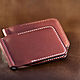 Wallet money clip (Horween leather ). Clamps. TheFlyingTurtle. Online shopping on My Livemaster.  Фото №2