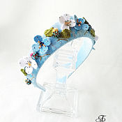 Украшения handmade. Livemaster - original item The rim with flowers is a velvet breath of summer.. Handmade.