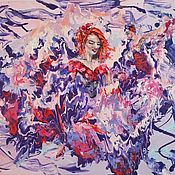 Картины и панно handmade. Livemaster - original item Painting acrylic oil flamenco 