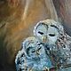 Hogwarts owl oil Painting. Pictures. Viktorianka. Online shopping on My Livemaster.  Фото №2