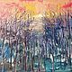Oil painting abstract,  landscape 40/50 "Forest dream-2", Pictures, Murmansk,  Фото №1