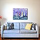 Order Sea winds. Sailboats on the waves Regatta Painting on canvas. giftsalad. Livemaster. . Pictures Фото №3