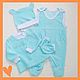 Suit velour 'Cat' turquoise, Baby Clothing Sets, Moscow,  Фото №1
