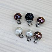 1116 Earrings for earrings, English lock, brass, Russia