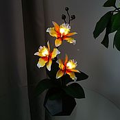 Для дома и интерьера handmade. Livemaster - original item Yesenia Orchid Night Light