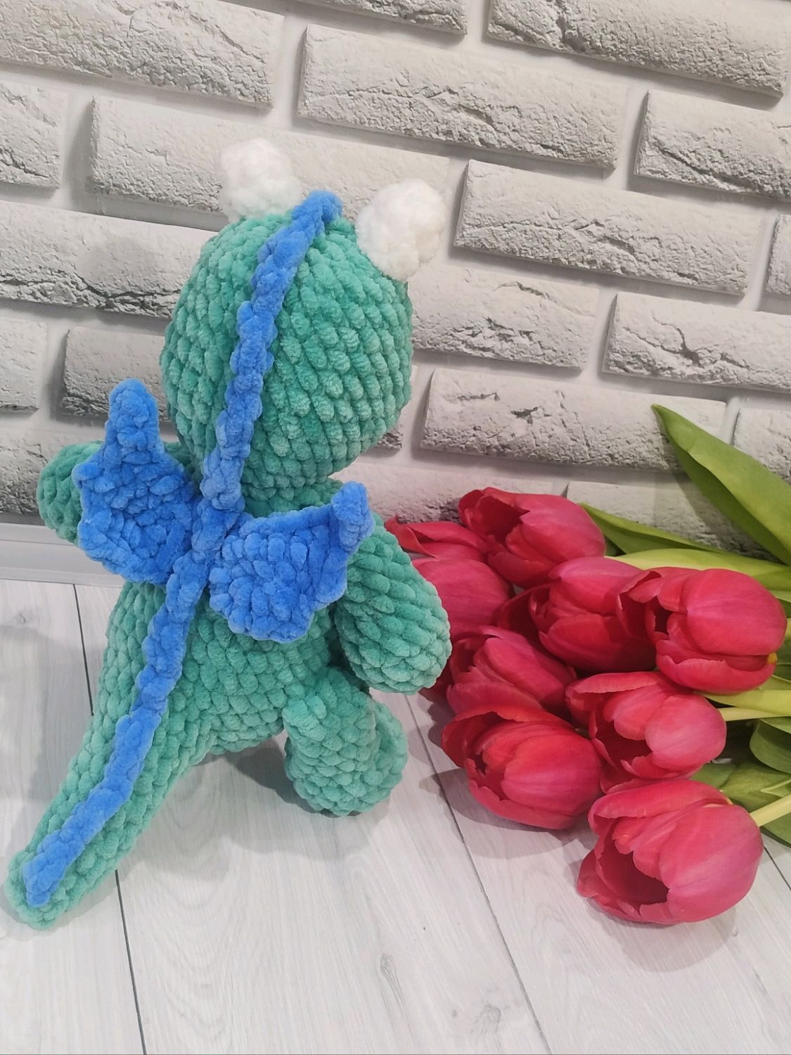 Вязаный дракончик – купить онлайн на Ярмарке Мастеров – SSNJ6RU ...