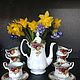 ROYAL ALBERT coffee set 'Roses of old England', England, Vintage sets, Arnhem,  Фото №1