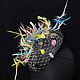 Cocktail pill hat-a drop from a straw of blue. Hats1. irina-popilova. Online shopping on My Livemaster.  Фото №2