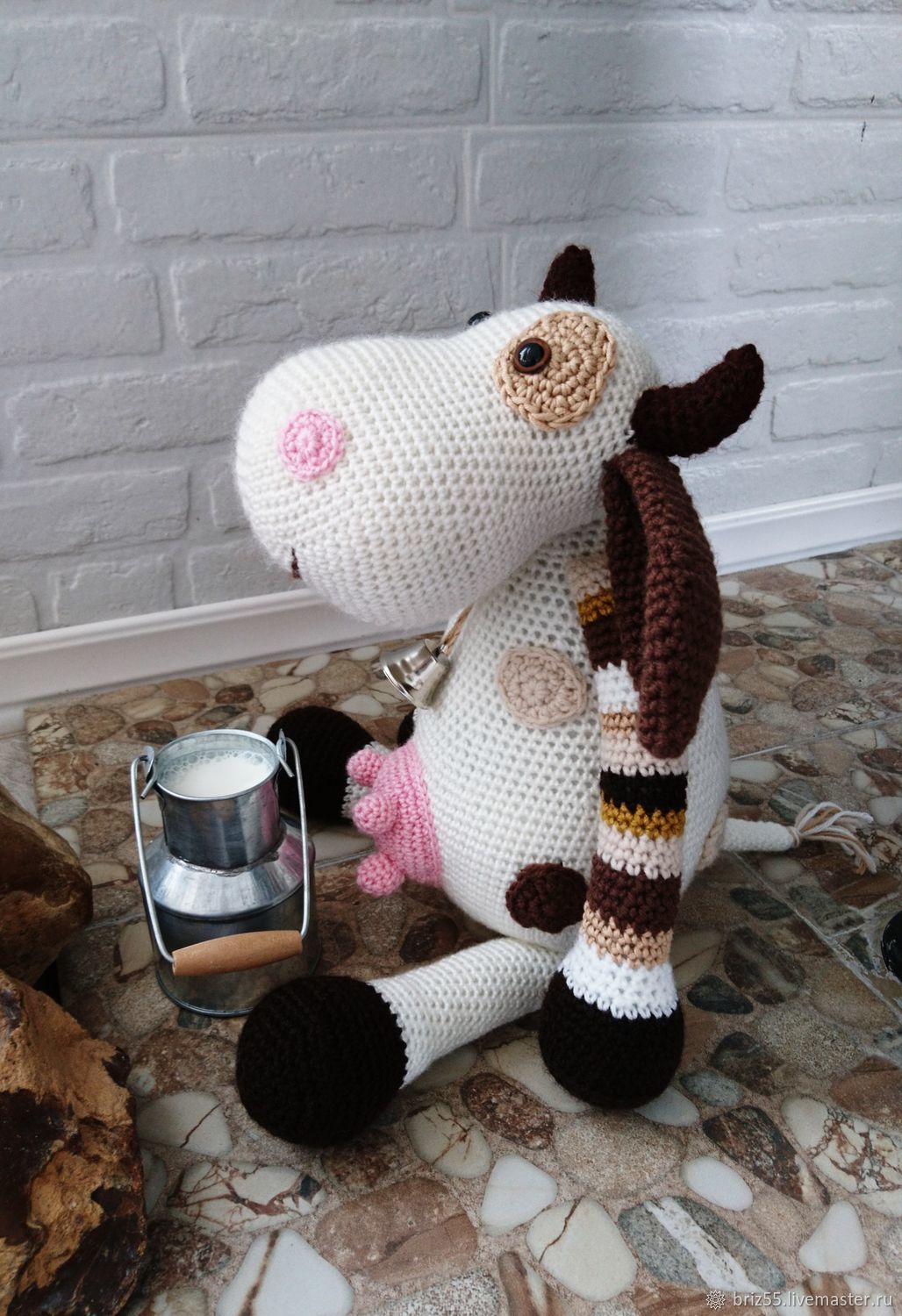 Корова Дора, интерьерная мягкая игрушка купить в интернет-магазине ...