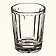 Order A set of faceted stacks of NOSTALGIA with the three forks in box. Souvenirs for hunters and fishermen. Livemaster. . Shot Glasses Фото №3