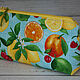 Lemon - cosmetic bag pencil case with zipper, Beauticians, Vladimir,  Фото №1