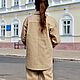 Рубашка из хлопковой джинсы, рубашка женская. Рубашки. Huggeline. Ярмарка Мастеров.  Фото №5