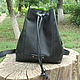Backpack leather black 2. Backpacks. sumkiotmariyi (sumkiotmariya). Online shopping on My Livemaster.  Фото №2