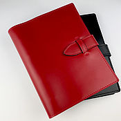 Канцелярские товары handmade. Livemaster - original item Glider A5 Notebook on rings made of genuine leather A5 on rings. Handmade.