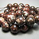Brown breccia jasper 12 mm smooth ball. Beads1. Elena (luxury-fittings). Online shopping on My Livemaster.  Фото №2