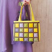 Сумки и аксессуары handmade. Livemaster - original item Women`s bright yellow summer bag, bags for summer, 210. Handmade.
