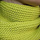 Snudy: Spring-autumn wool lime snood. Snudy1. Magic beads from Julia. Online shopping on My Livemaster.  Фото №2