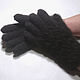 Order Double women's knitted gloves. Warm Yarn. Livemaster. . Gloves Фото №3