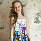 платье для девочки Цвета лета из хлопка, , Кемерово,  Фото №1