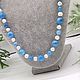 Beads / necklace natural aquamarine and pearls. Beads2. naturalkavni. My Livemaster. Фото №5