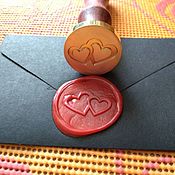 Материалы для творчества handmade. Livemaster - original item Sealing wax, metal seal with engraving, sealing wax. Handmade.