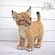 Needlefelted toy Little lynx, Felted Toy, St. Petersburg,  Фото №1