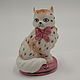 Винтаж: Котик Staffordshire Cat Винтажная коллекционная фигурка 11, Статуэтки винтажные, Вологда,  Фото №1