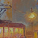 Заказать Картина маленькая город трамвай:  Огни ночной Праги. Igor-lei. Ярмарка Мастеров. . Картины Фото №3