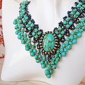 Украшения handmade. Livemaster - original item Necklace "Turquoise sea green". Handmade.