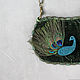 Spectacular embroidered brooch Peacock. Brooches. VisitingCINDERELLA. Online shopping on My Livemaster.  Фото №2