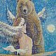 Картина маслом на холсте с ангелом "Я буду с тобой...". Картины. Логинов Илья (loggy-art). Ярмарка Мастеров.  Фото №5