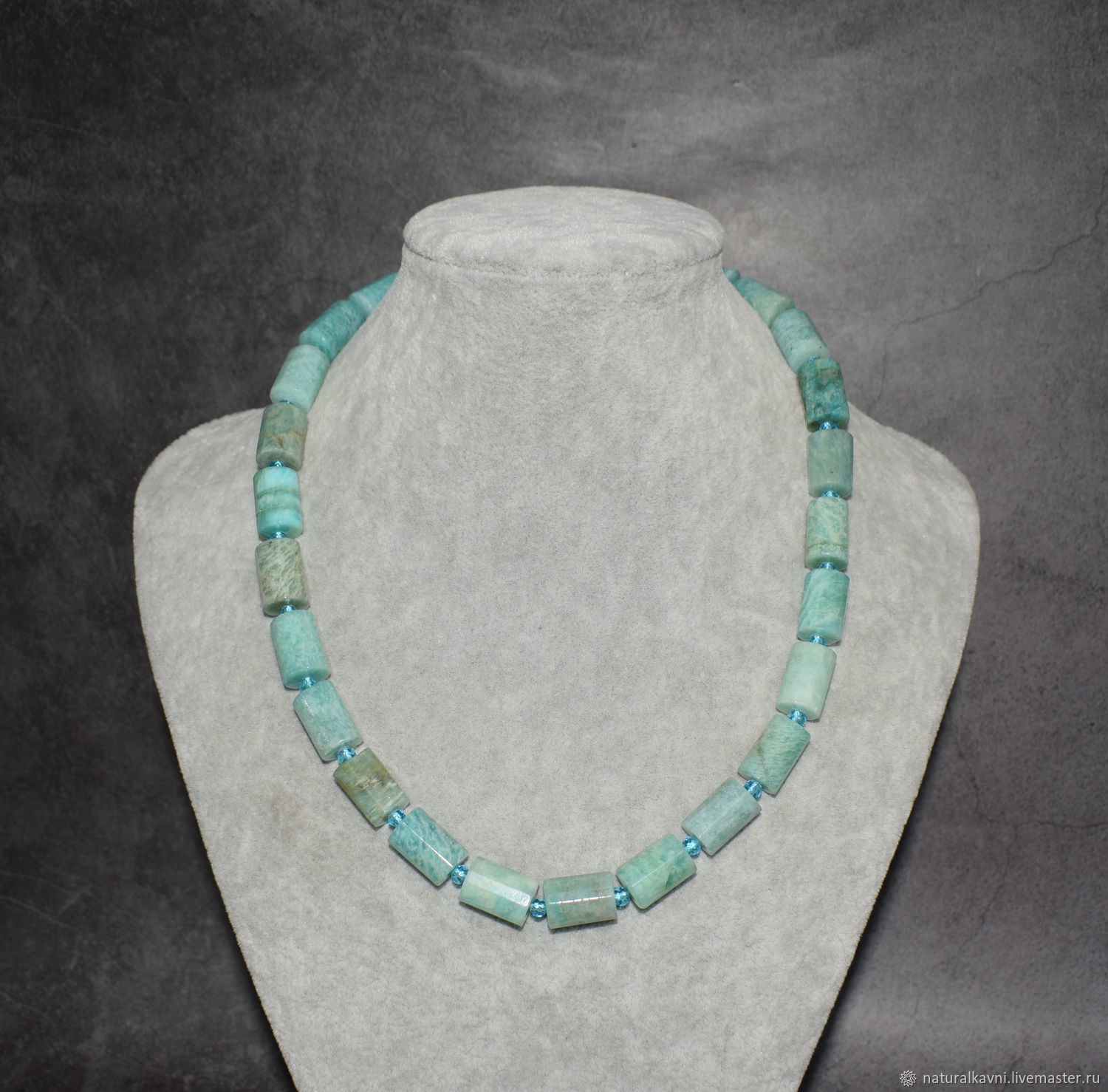 Beads natural stone amazonite, Beads2, Moscow,  Фото №1