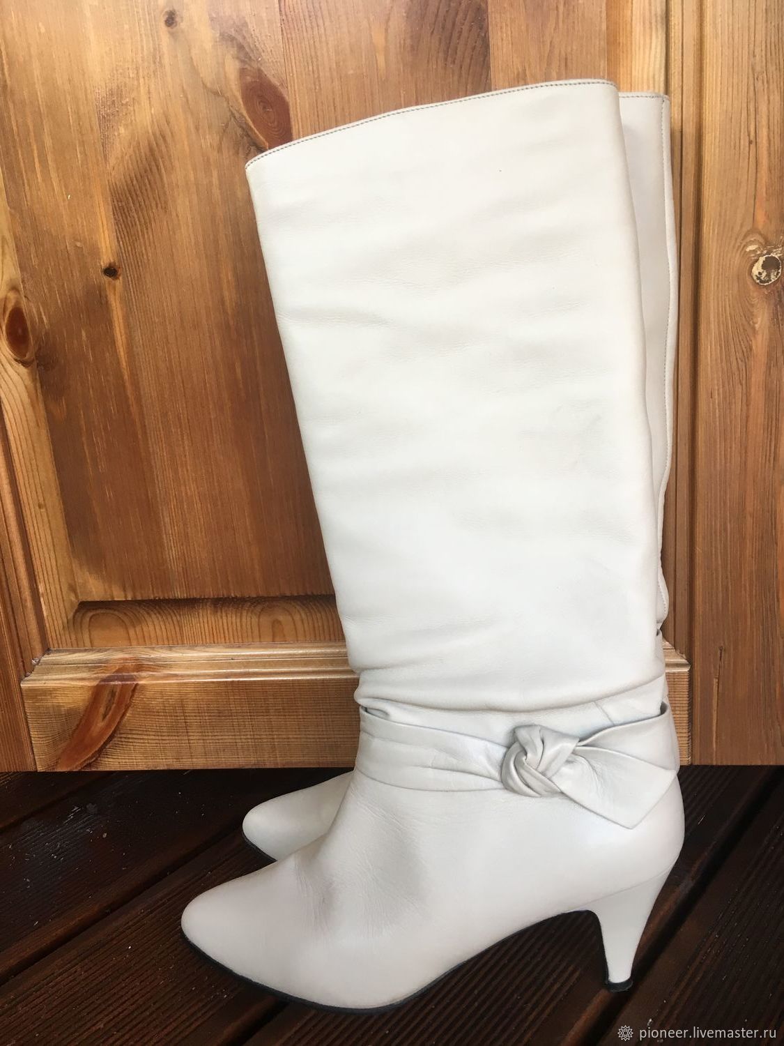 white boots vintage