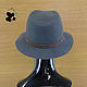 Elegant ladies felt hat Fedora. Color grey. Hats1. Mishan (mishan). My Livemaster. Фото №4