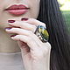 Ethnic Avant-Garde Series Ring with 925 silver agate HB0076. Rings. Sunny Silver. Online shopping on My Livemaster.  Фото №2