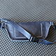 Поясная сумка из кожи. Поясная сумка. Leather Fish Crafts - Изделия из кожи. Интернет-магазин Ярмарка Мастеров.  Фото №2