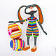 Amigurumi pattern. Crochet colorful Easter bunny. Stuffed Toys. InspiredCrochetToys. My Livemaster. Фото №5