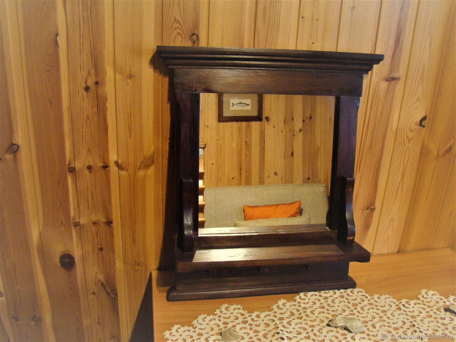 Зеркало настенное – купить на Ярмарке Мастеров – BL2X7RU | Зеркала ...